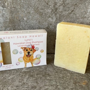 Luna&#39;s Hawaiian Dog Shampoo  Lavender Chamomile and Oatmeal