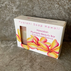 Hawaiian Plumeria Beauty Bar with Pure Plumeria Essence