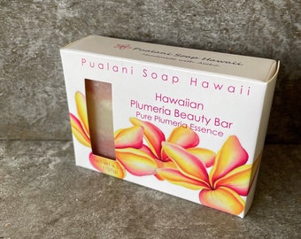 Hawaiian Plumeria Beauty Bar with Pure Plumeria Essence