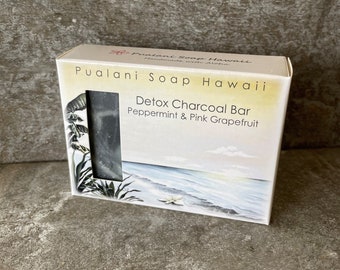 Detox Charcoal Bar Peppermint & Pink Grapefruit