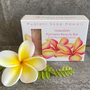 Hawaiian Plumeria Beauty Bar with Pure Plumeria Essence
