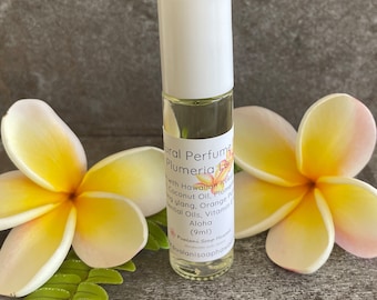 Plumeria Lei Perfume Oil: Hawaiian Kukui & Coconut Oil - 9ml