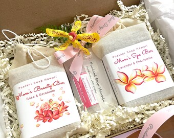 Mother's Day Soap Gift Set with Tinted Lip Balm