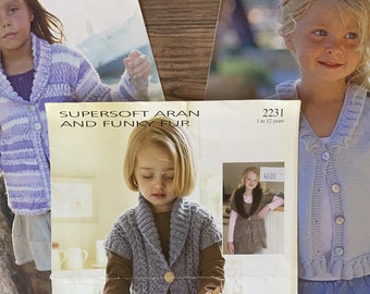 1950s and 1960s; one 1980s Native American pattern Cree 12 vintage knitting patterns for children and adults
