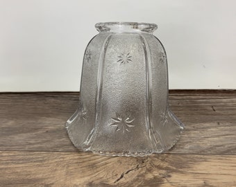 Small Glass Tulip Shaped Lamp Shade