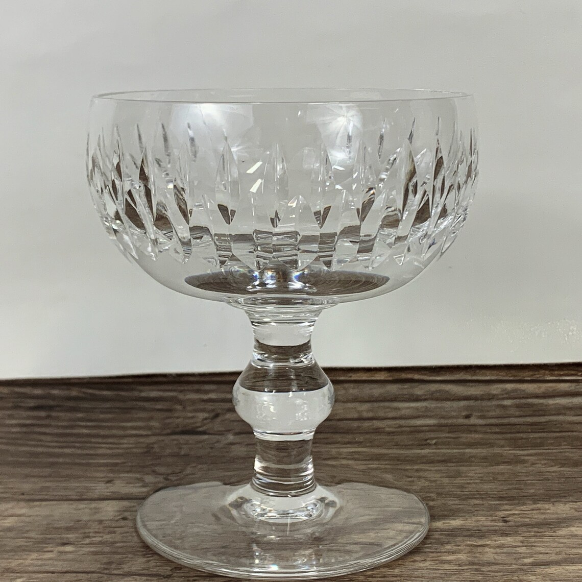 Waterford Crystal Maureen Pattern Coupe Glass Etsy