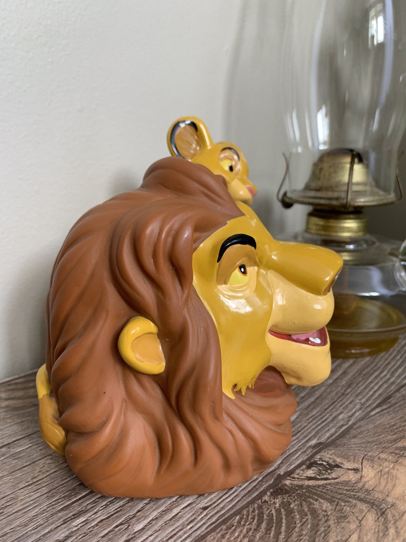 Lion King Piggy Bank Simba and Mufasa Vintage Coin Bank Etsy Canada