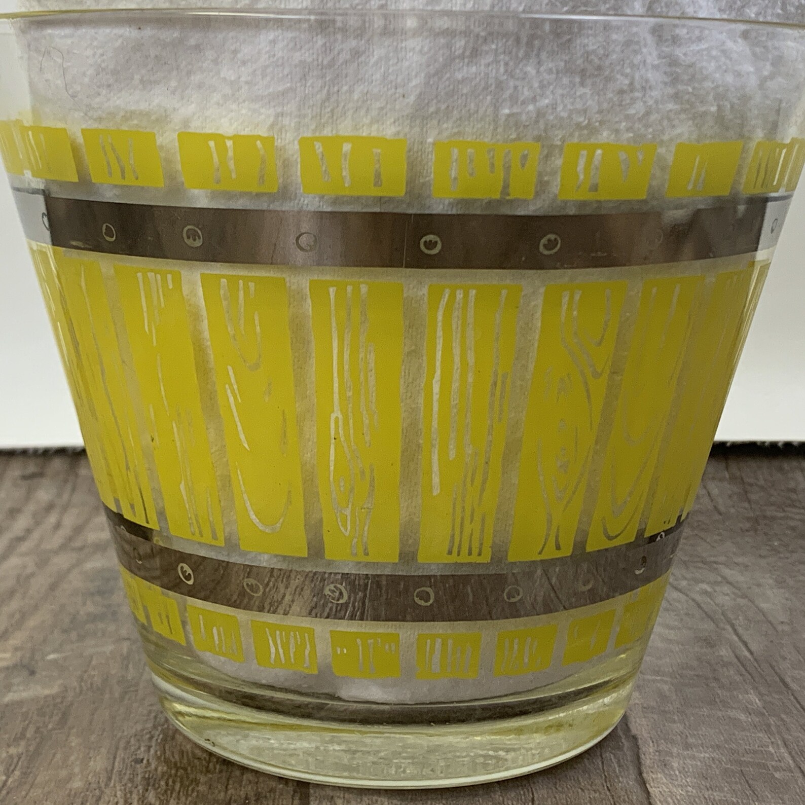 Vintage Wooden Barrel Ice Bucket Ice Tub Bartender Gift Mid Etsy