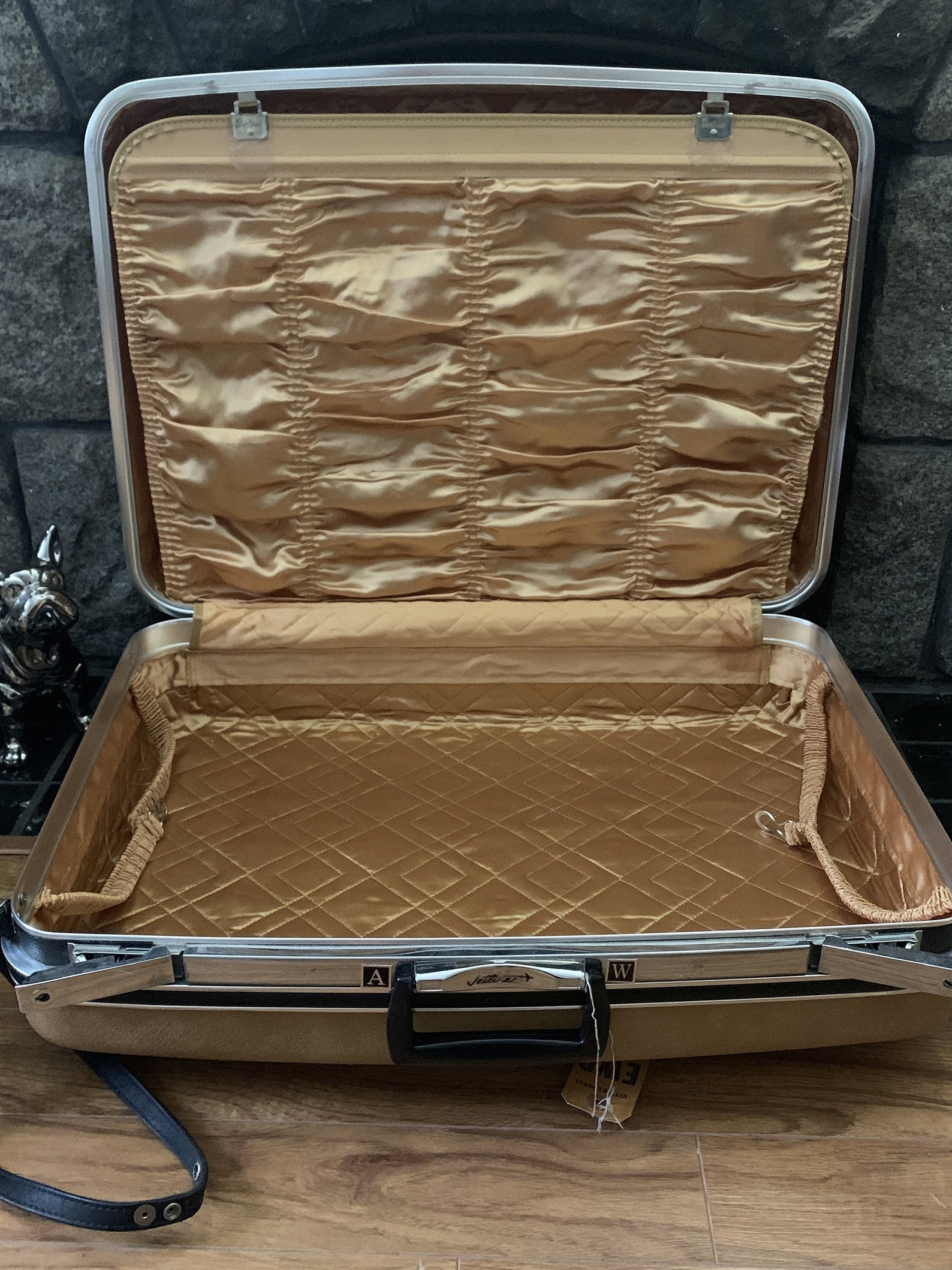 Extra Large Hard Shell Suitcase on Wheels Vintage Jetliner Etsy