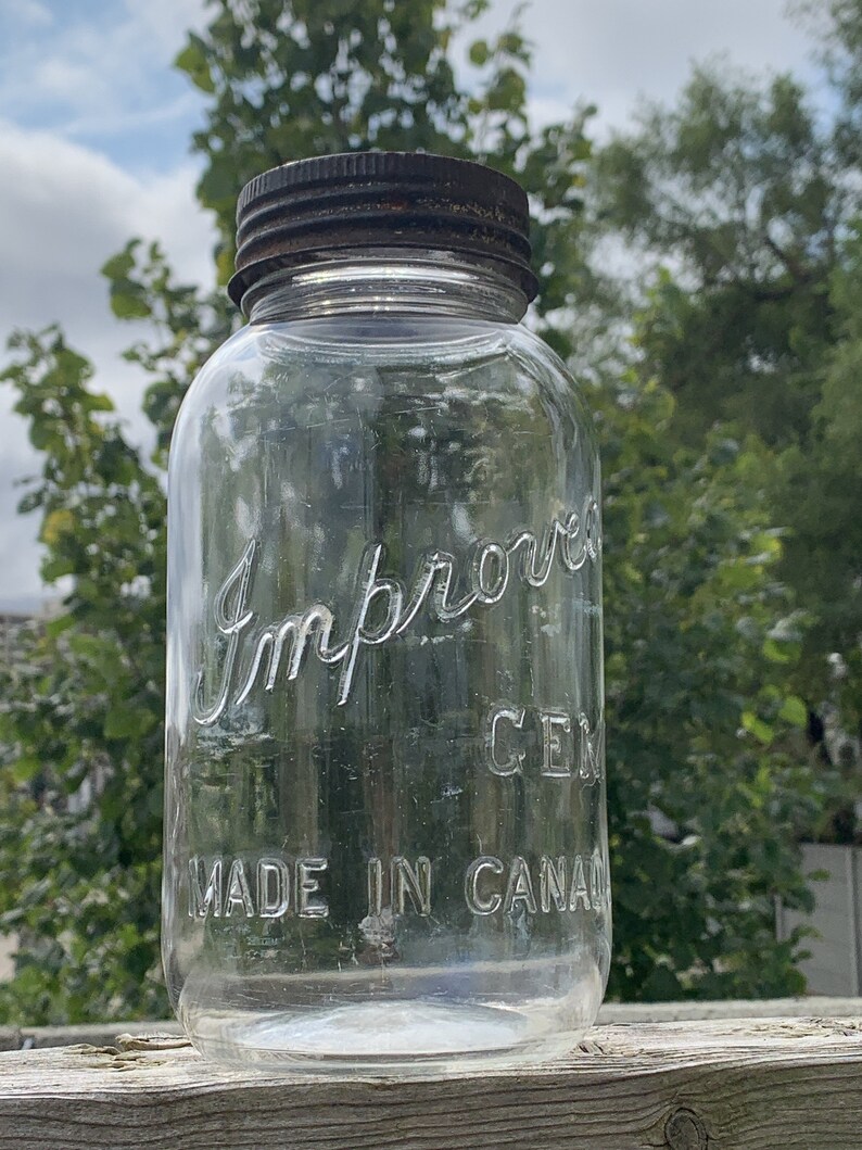 Improved Gem Extra Large Canning Jar Etsy