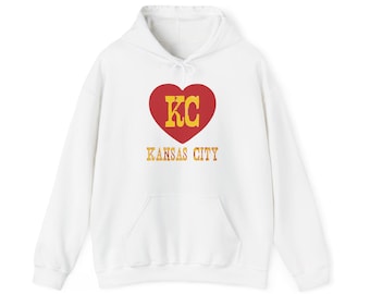 KC Heart Kansas City - Unisex Heavy Blend Hooded Sweatshirt