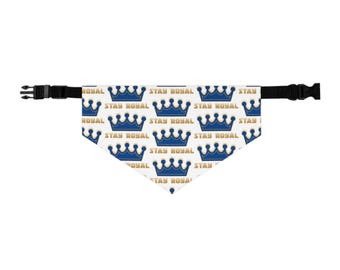 Bleib Royal Haustier-Bandana-Halsband