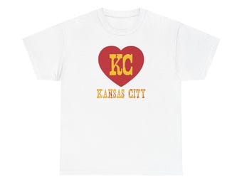 Kansas City Heart Unisex Heavy Cotton Tee