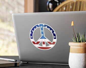 Bandiera Americana Degli Stati Uniti Patriottica Pace Mano