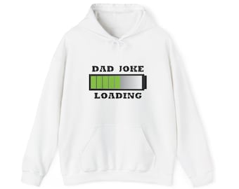 Dad Joke Loading Unisex Heavy Blend Hooded Sweatshirt