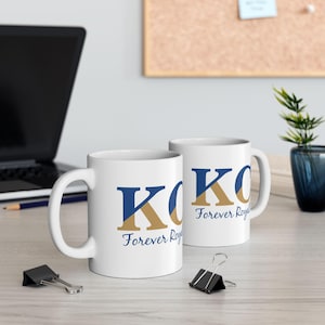 KC Forever Royal - Tazza da caffè in ceramica da 11oz e 15oz