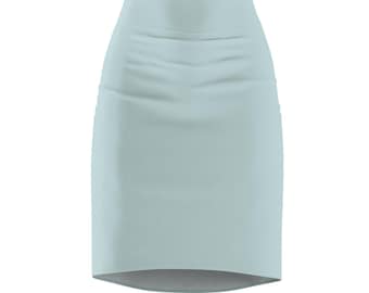 Skylight Blue Women's Pencil Skirt