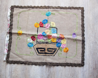 Vintage Decorative Pillow Cover Embroidered | Pillow Case or Sham