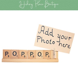 Pop Pop Gift, Grandpa Christmas, Pop Pop Christmas, Dad Christmas, Fathers Day Gift, Pop Pop Photo, Pop Pop Frame, Fathers Day Photo, Photo