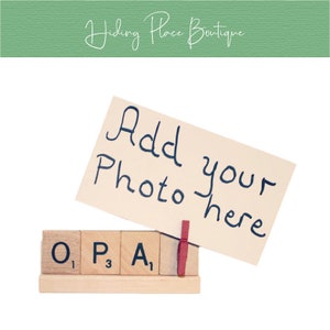 Grandpa Gift, Opa Gift, Opa Photo, Grandpa Photo, Grandpa Frame, Valentine's Day, Fathers Day Photo, Dad Gift, Papa Gift, Gramps, Pop Pop