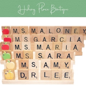 Teacher Name Plate, Teacher Appreciation Present,  Teacher Gift, Custom Teacher Gift, School, Club, Elementary School, Preschool, Graduation