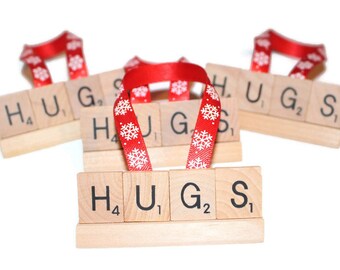 Hugs Christmas Ornament, Hugs Valentine Ornament, Hugs Valentine Gift, Hug Christmas Gift, Hugs Ornament, Hugs Gift, Hope Christmas Ornament