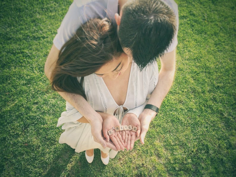 Sale, Engagement Photo Prop, Forever, Photo Prop, Scrabble tiles, Wedding Decor, Love, Scrabble Photo Prop, Save the Date, Mr and mrs, image 4