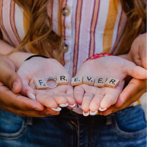 Sale, Engagement Photo Prop, Forever, Photo Prop, Scrabble tiles, Wedding Decor, Love, Scrabble Photo Prop, Save the Date, Mr and mrs,