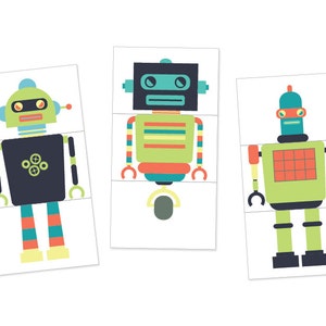 Robot Printables, Robot Party, PRINTABLE, Robot Game, Robot Birthday Birthday Printables, Labels ...