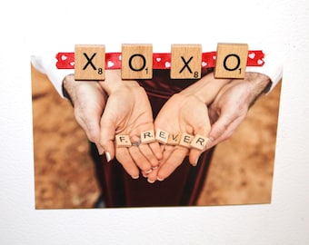 Valentine XOXO, Custom Magnet, Valentine Photo Holder, Valentine Magnet, Love Valentine, Couple Valentine Gift, Family Magnet, Vday Photo