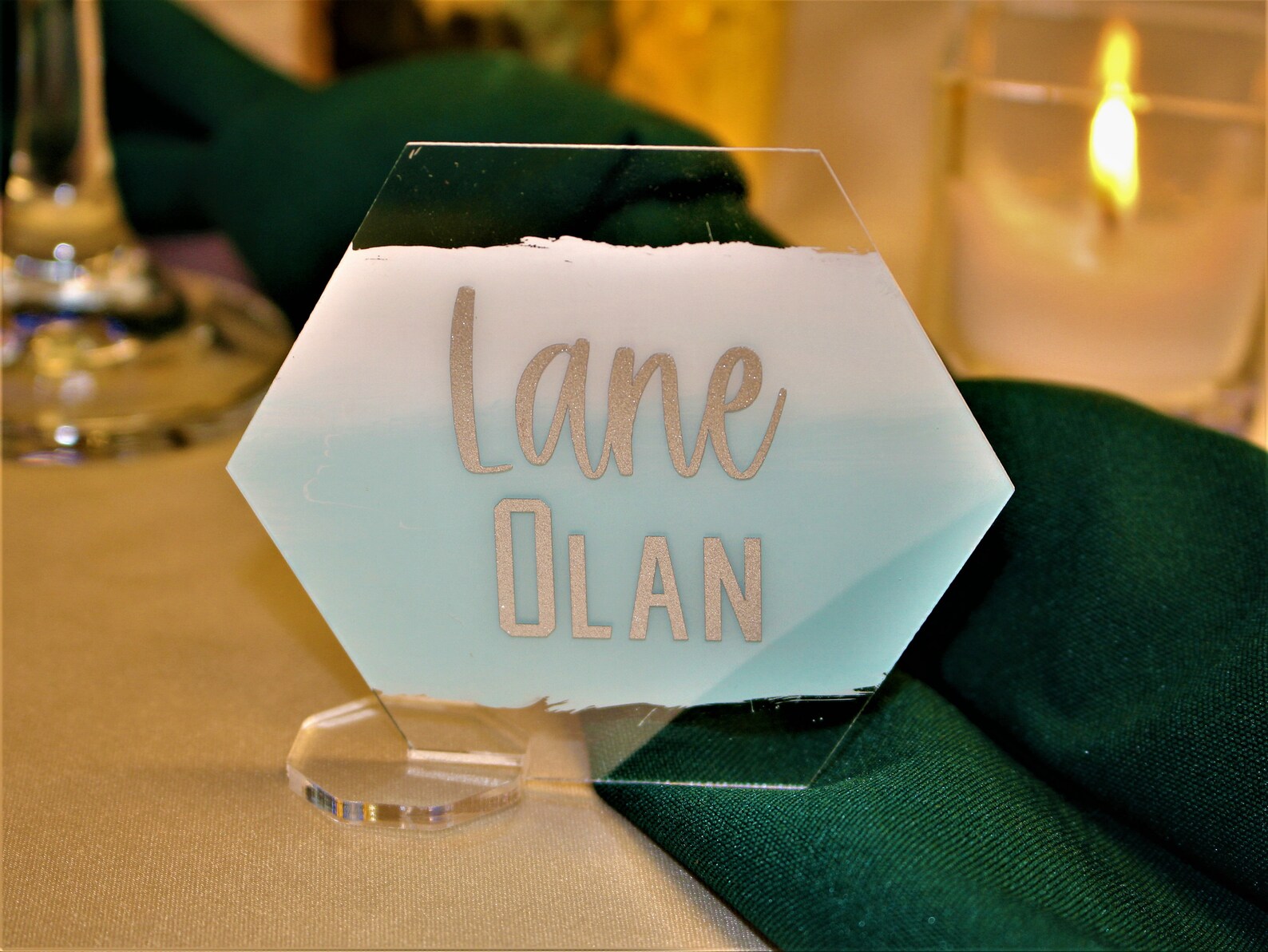 Art Deco Place Card Gatsby Place Card Paint Place Card Etsy