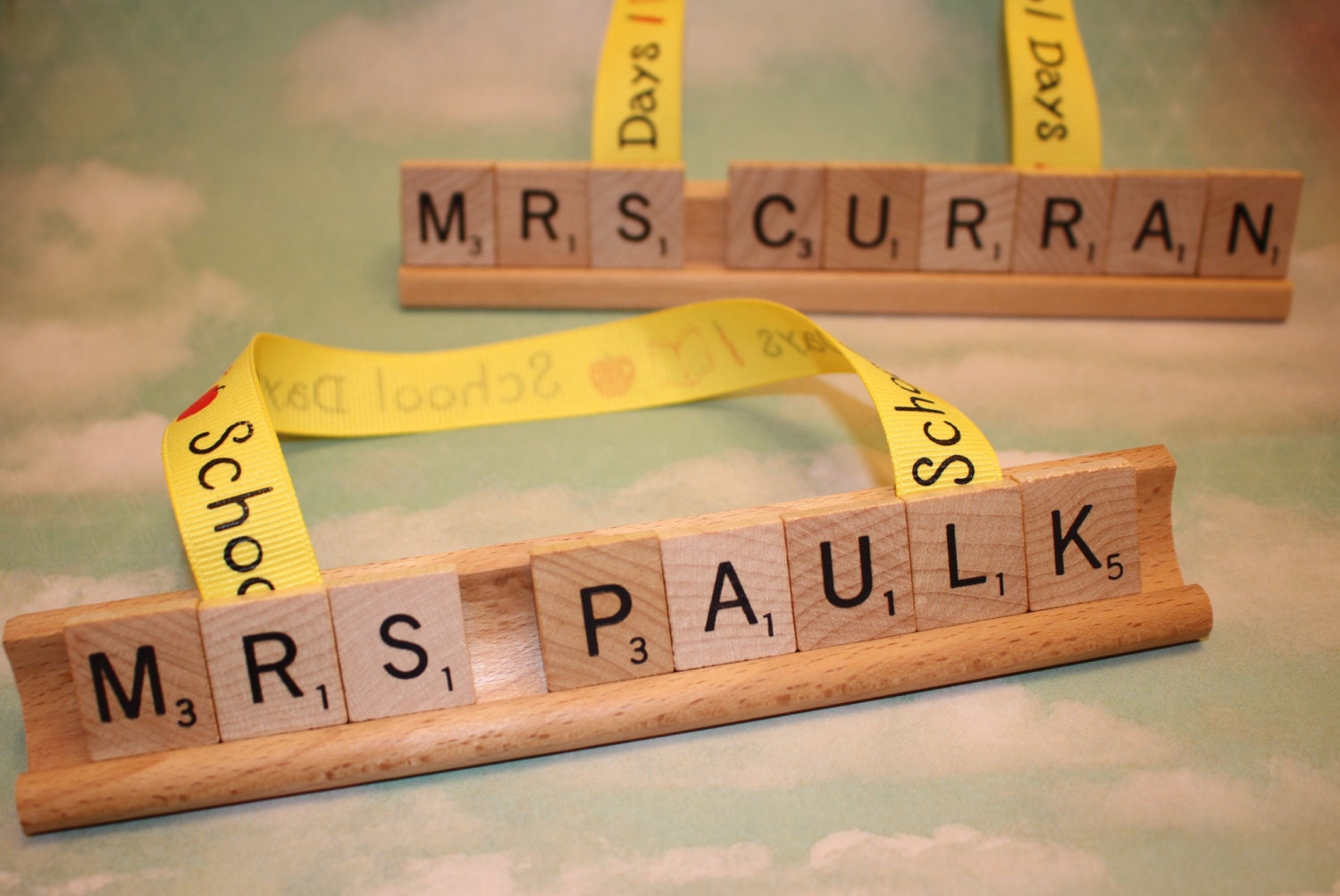 Custom Teacher Appreciation Present Name Plate Teacher Etsy