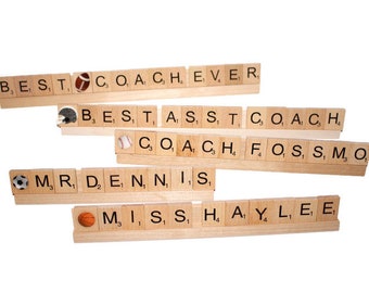 Personalized Coach Sign, Best Football Coach Sign, Football Coach Ornament, School Coach Sign, Football Coach, Baseball Coach Sign, Baseball