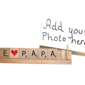 Love Papa, Papa Photo, Dad Photo Holder, Dad Frame, Love Dad, Dad Gift, Money Holder, Card Holder, Papa Gift, Photo Holder, Papa Frame, Pops