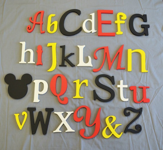 Wooden Wall Letters, Wooden Alphabet Letters, ABC Nursery Decor, Wall  Decor, Daycare Wall Art, Hanging Wall Alphabet Letters 