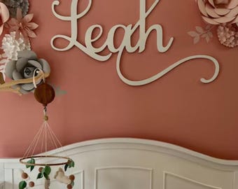 Wooden letters Personalized Name Wood Design Cut Out Any Font Name Custom Wood Cut Unfinished Painted Or Glittered Small To Large Size