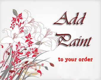 Add paint to the order