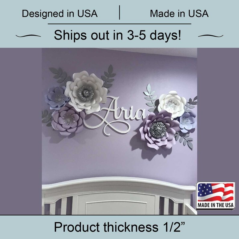 Custom Name Sign Wooden Name Baby Nursery Decor Dorm Etsy