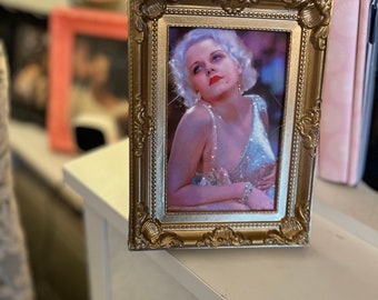 Jean Harlow technicolour print 6x4”