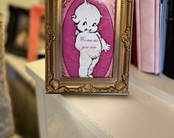 Come as you are cherub print only 6x4”