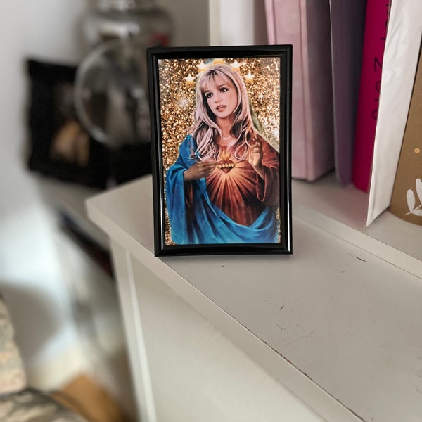 Our lady Britney Spears colour kitsch print 6x4”