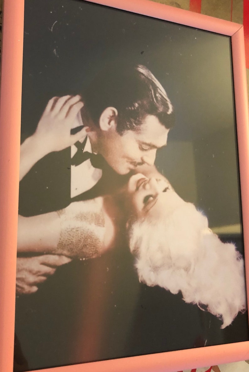 Clark Gable and Jean Harlow colour print 6x4 image 6