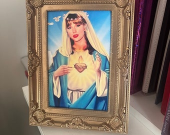 Our Lady Taylor Swift kitsch colour print 6x4”