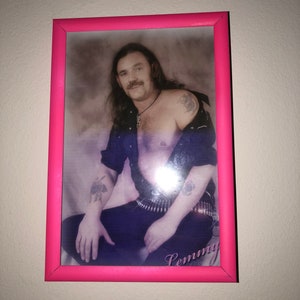 Lemmy from Motorhead kitsch colour print 6x4 image 6