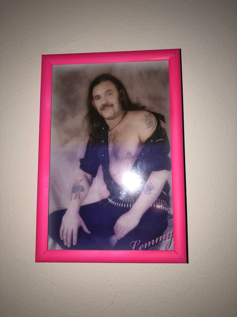 Lemmy from Motorhead kitsch colour print 6x4 image 6