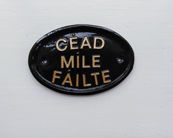 Cead Mile Failte Etsy