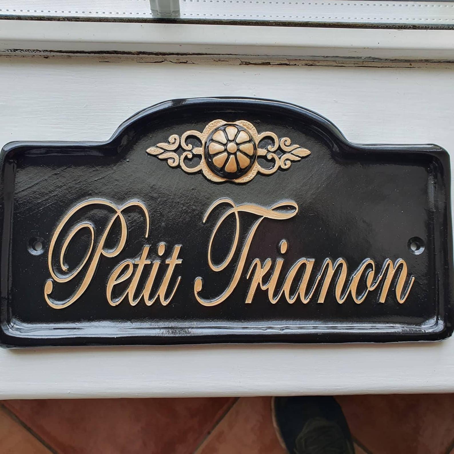 House Name Plaque script style Etsy