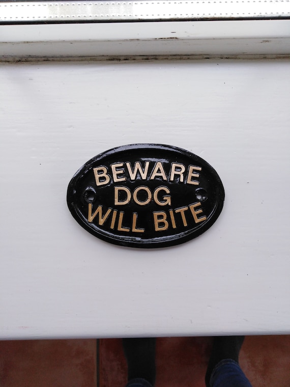 etsy beware of dog sign