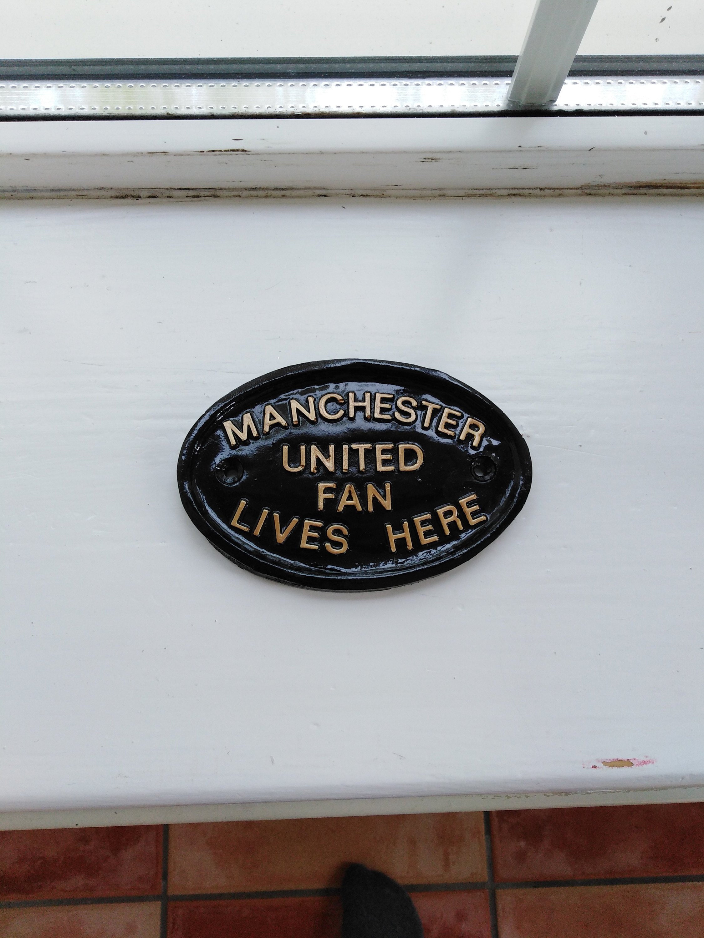 Manchester United Fan Lives Here