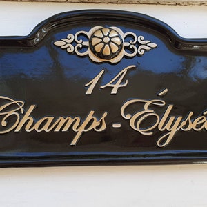 House Name Plaque (script style)